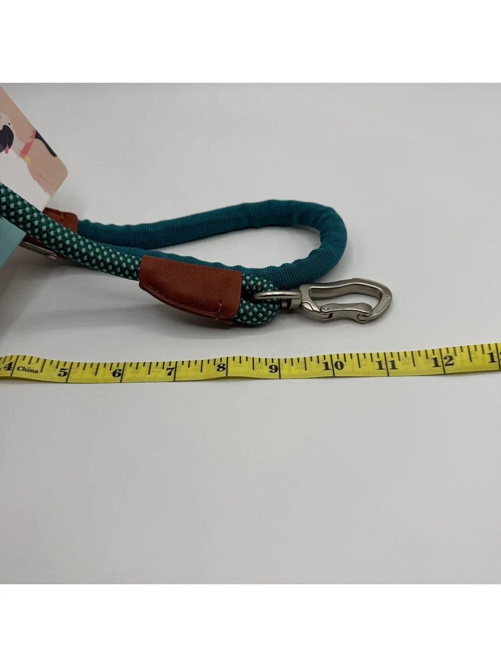ZippyPaws Rope Leash 5 Foot Teal Dog Leash 1